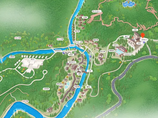 虎林结合景区手绘地图智慧导览和720全景技术，可以让景区更加“动”起来，为游客提供更加身临其境的导览体验。